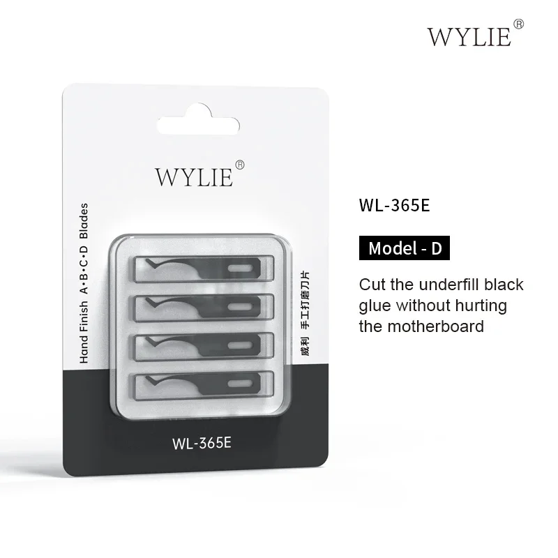 WYLIE WL-365E 4 в 1 набор ручных заточенных лезвий для ремонта мобильных телефонов