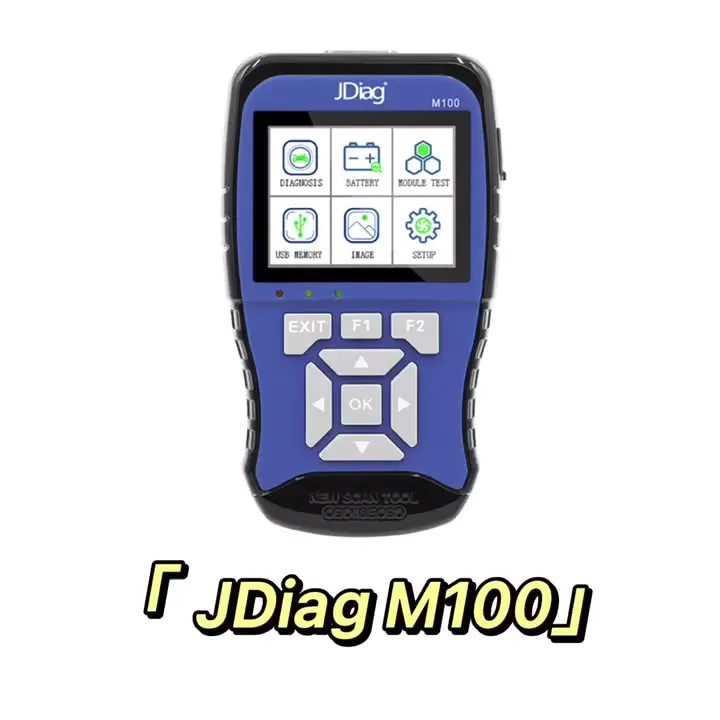 

Универсальный сканер для мотоцикла JDiag M100 диагностический инструмент тестер аккумулятора 2 в 1 адаптер Obd2 инструмент для сканирования мотоц...