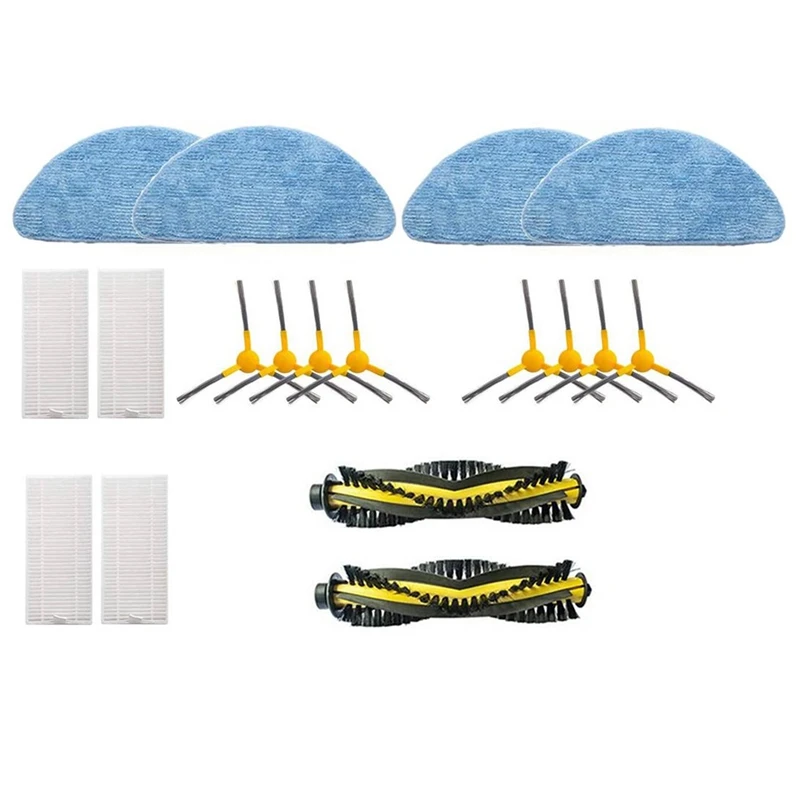 Replacement Parts Roller Side Brush Filter For Mamibot Exvac660 Vacuum Cleaner Accessories Cleaning Brushes