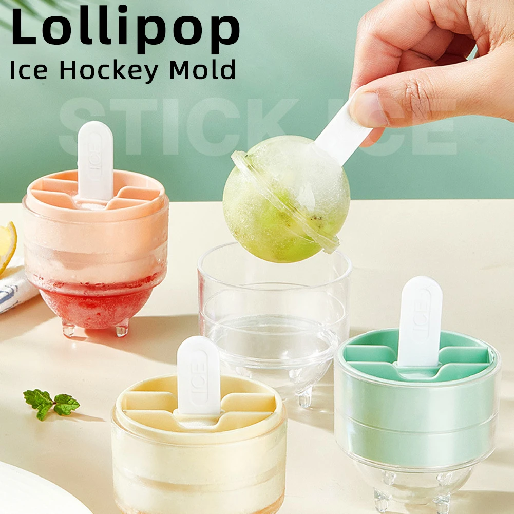 

Round Ice Ball Popsicle Mold Reusable Ice Tray Template DIY Ice Cream Box