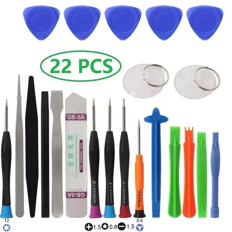 

22 in 1 Mobile Phone Repair Tools Opening Screwdriver Set for iPhone iPad Laptop Computer Disassemble Hand Tool Set Opening Tool