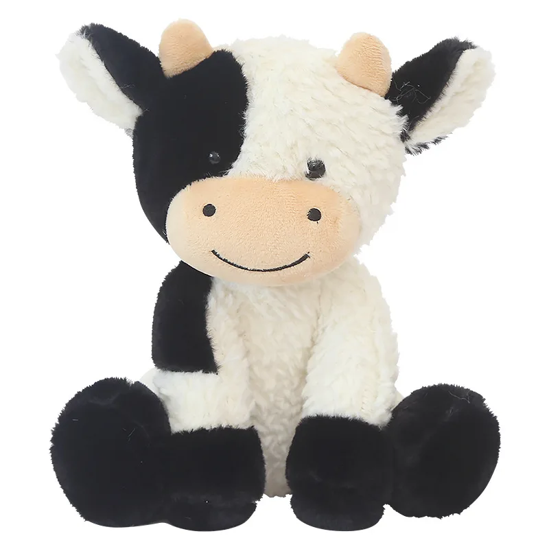 

lovely Plush Cartoon Cow Toy stuffed sitting cow Doll Birthday Gift About 22cm s2984