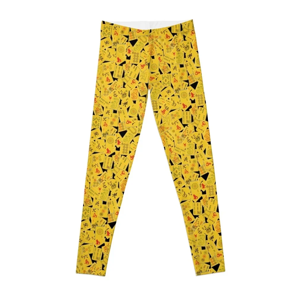 Леггинсы Mahjongg беспорядок женские леггинсы спортивные для тенниса