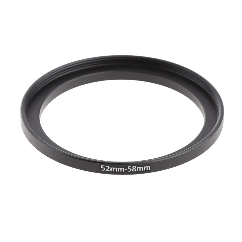 

1Pc Metal 52mm-58mm Step Up Filter Lens Ring Adapter 52-58 mm 52 to 58 Stepping Filter Camera Tool Accessory for DSLR Camera