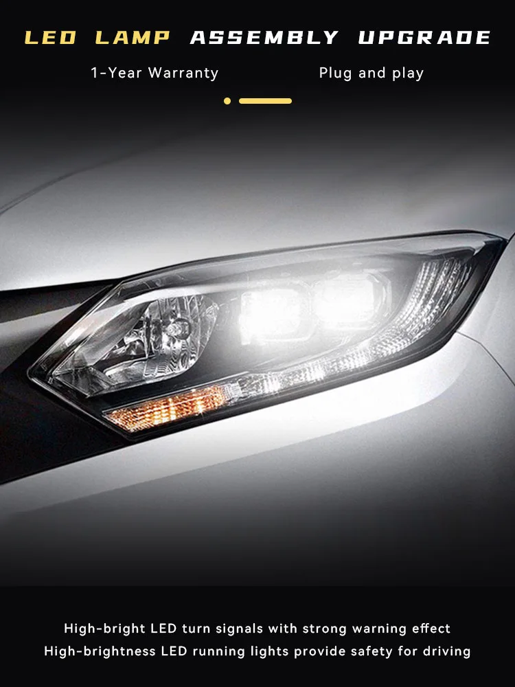 Автомобильная осветительная лампа для Honda светильник Vezel 2015 2016 2017 2018 светодиодная