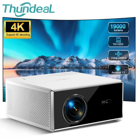 Проектор ThundeaL 3D TDA7W 2K 4K  для дома