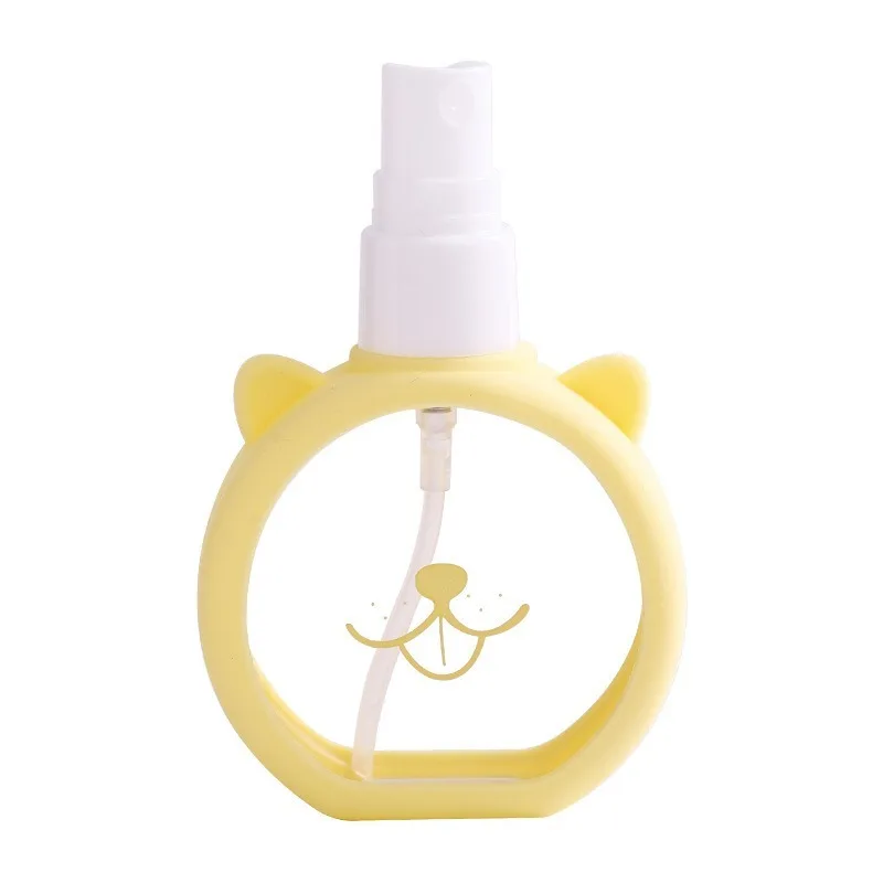 1 шт. мультяшный силиконовый распылитель дорожный портативный пресс прозрачный
