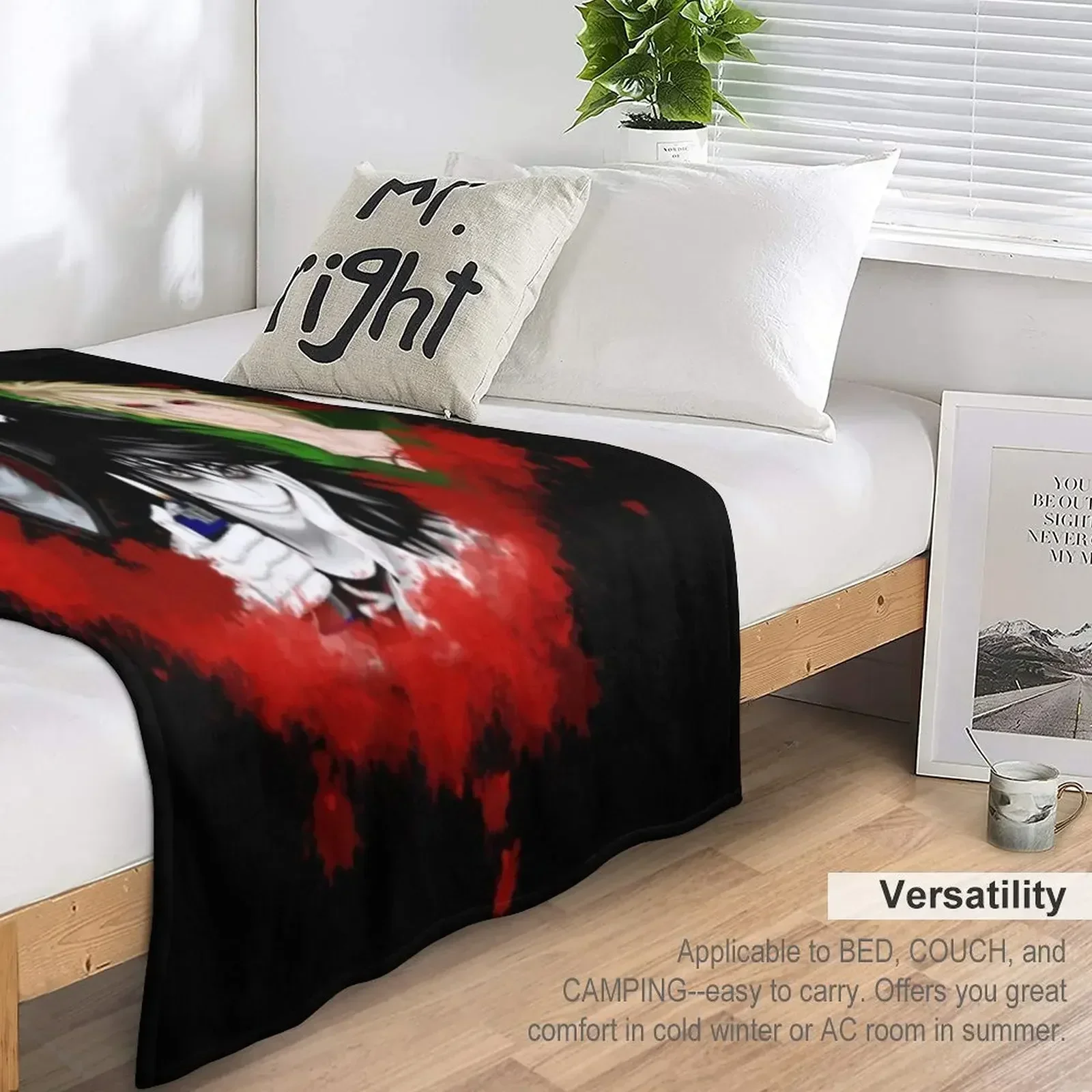 Одеяло Creepypasta свободные забавные подарочные одеяла