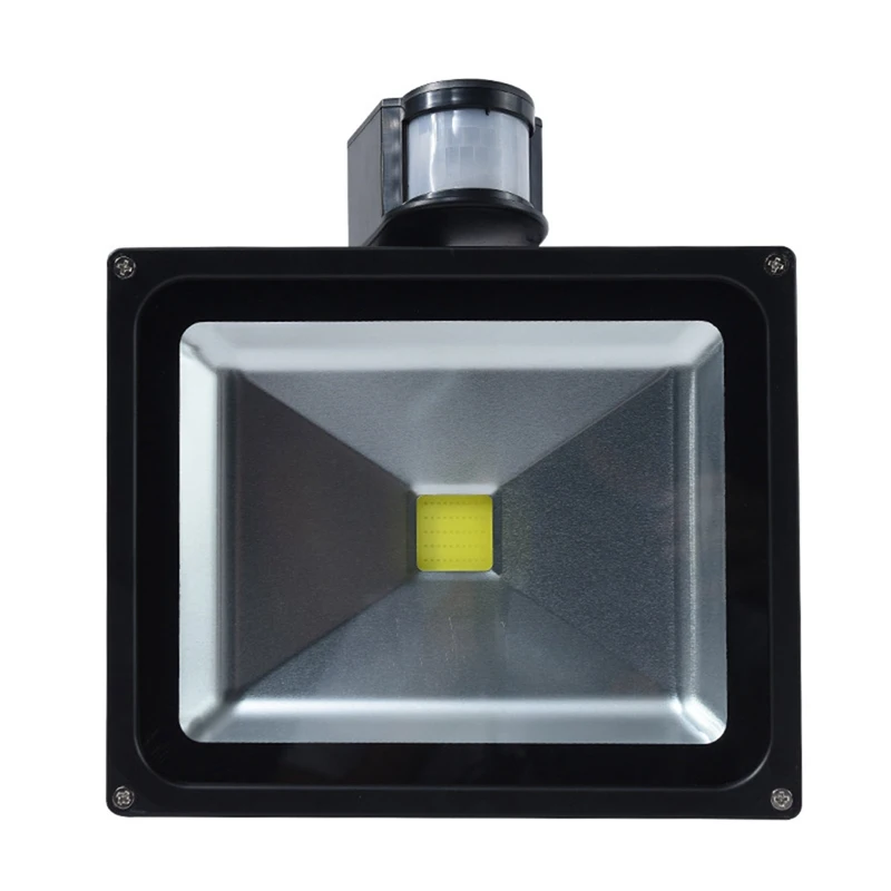 

Hot-Outdoor Security Floodlight PIR Infrared Motion Sensor 30W Warm White Light IP65 Waterproof For Garden Backyard Patio