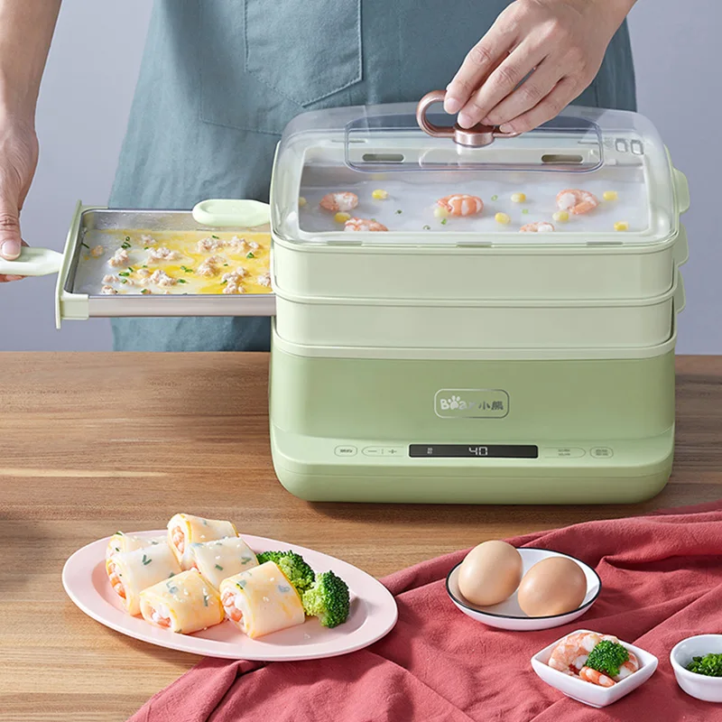 

Electric Steamer Rice Noodle Machine Food Steamer Multi-function Breakfast Machine Household Small Electric Steamer