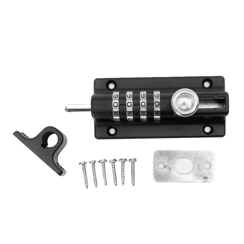 

Lock Door Bolt Sliding Locks Gate Keyless Closet Code Passcodehotel Entry Set Frontportablelockingpassword Doors Deadbolt