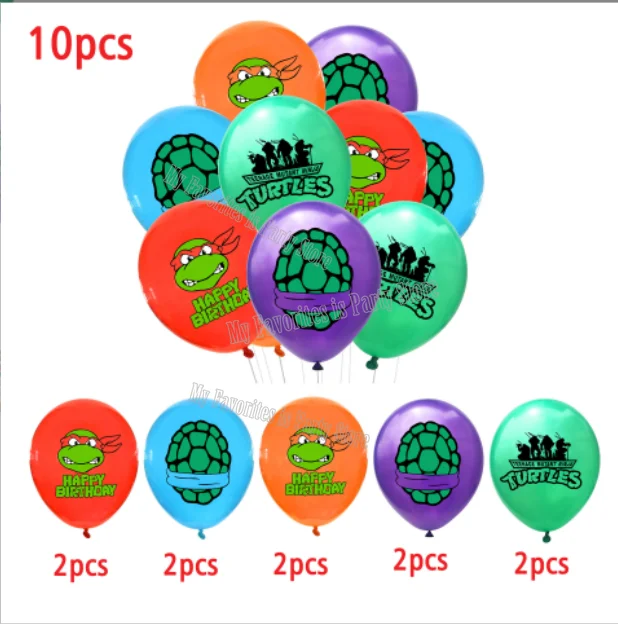 Подростковые мутанты Черепашки-ниндзя украшение на день рождения для мальчиков