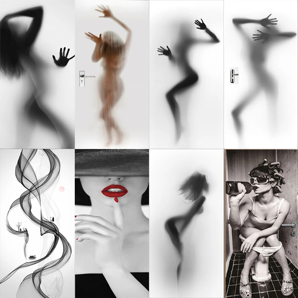 Виниловые самоклеящиеся дверные наклейки