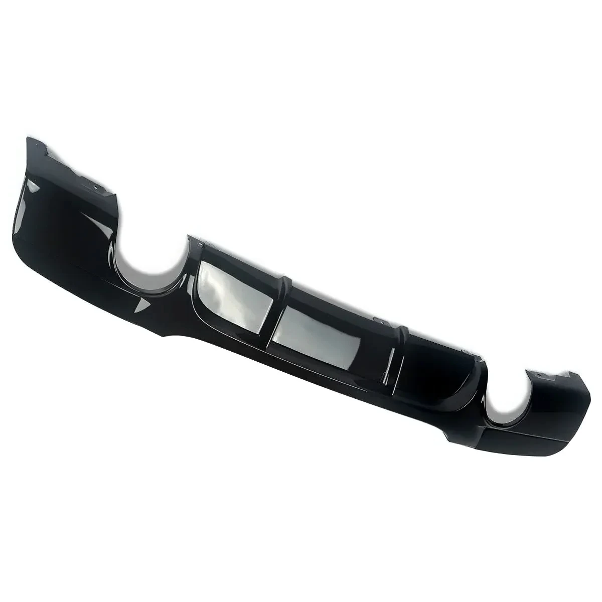 do BMW serii 3 325i 335i E90 E91 M Sport 2005-2013 tylny zderzak dyfuzor osłona wargi zestaw akcesoriów błyszcząca czerń