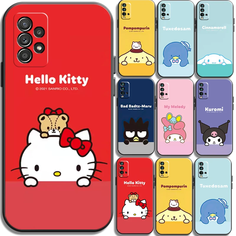 

Hello Kitty Kulomi Phone Cases For Xiaomi Redmi Note 10 10S 10 Pro POCO F3 GT X3 GT M3 Pro X3 NFC Funda Coque Back Cover