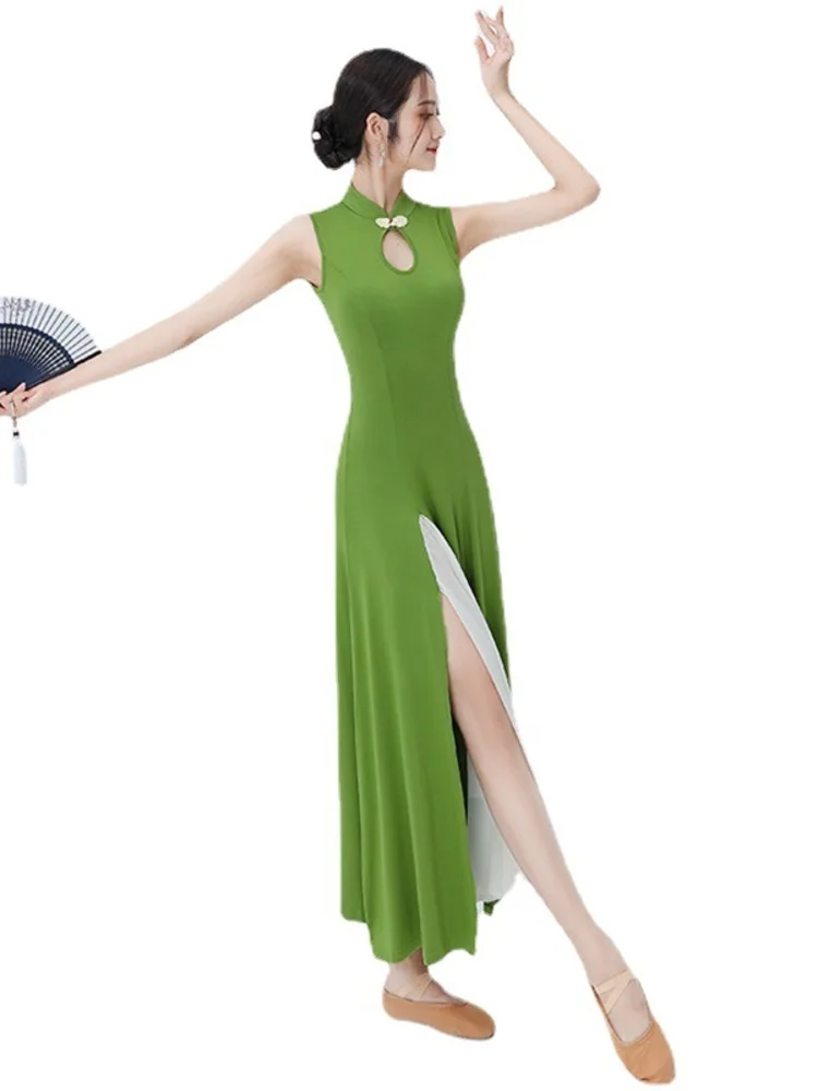 Сценический костюм с разрезом в стиле K-POP платья для латиноамериканской