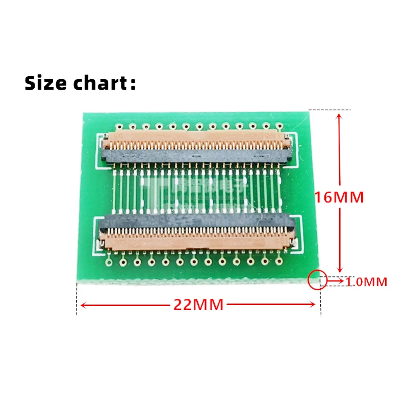 FPC FFC Гибкая плоская кабельная Плата расширения 0 3 мм PCB шаг 25 31 39 45 51 контактный
