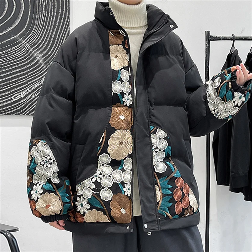 2022 New Men's Parkas Warm Thicken Fashion Coat Oversize Winter Casual Jacket Male Streetwear Hip Hop Coat Woman Parkas Z15