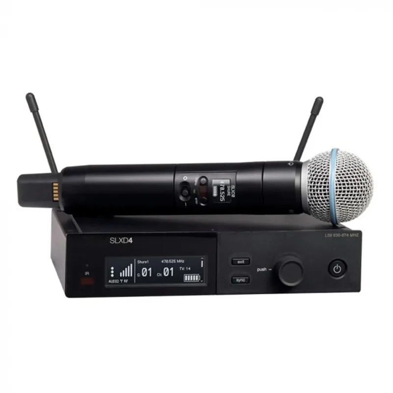 Фото Беспроводная микрофонная система UHF |   Совместим с SLXD4/SLXD24, BETA58A/BETA87A, KSM8/KSM9/KSM11 — соответствие частоты для караоке, №2