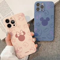 mickey mouse anime phone case for iphone 11 12 13 pro max 12 13 mini 6 6s 7 8 plus x xr xs max se 2020 soft silicone funda back