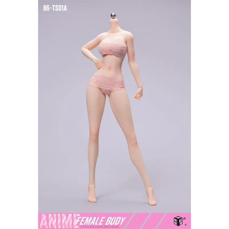 86TOYS 86-TS01-A Масштабная кукла 16 из платинового силикона, женское тело, версия с макияжем, ультрамягкая, с подвижными суставами, для фигурок и кукол (art.: 3920d85374b68) - 3920d85374b68