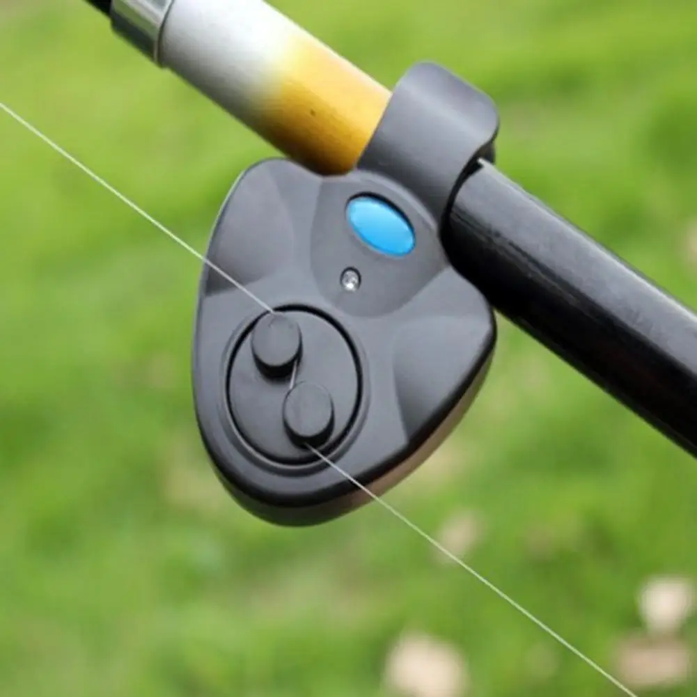 

Электронный светодиодный светильник, черный звуковой сигнал поклевки, звонок на удочку, звуковое светильник устройство, аксессуары для ноч...