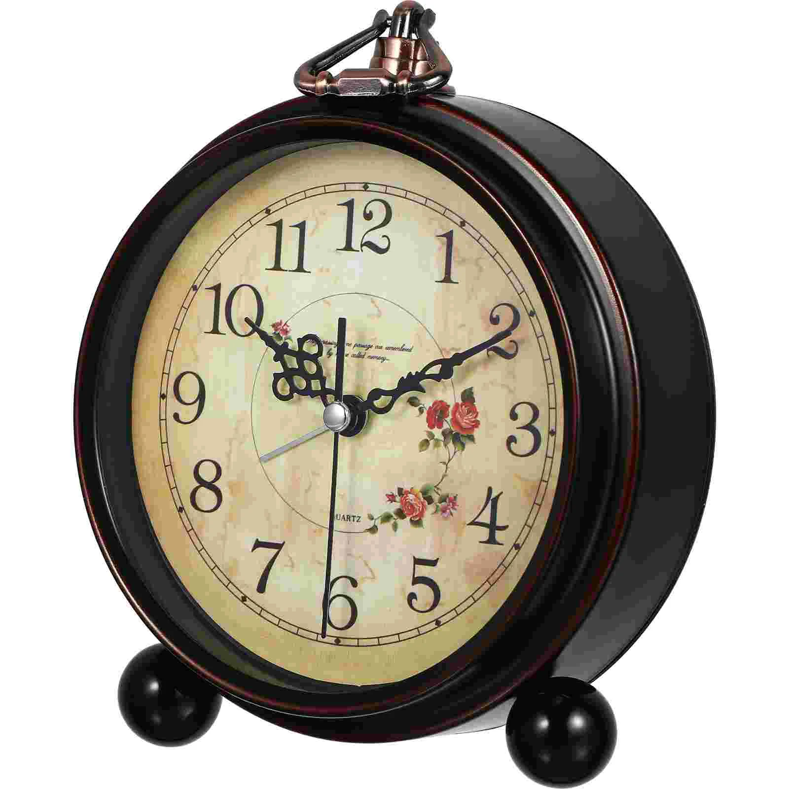 Vintage Clocks Table Old Fashioned Alarm Clock Nordic Bedroo