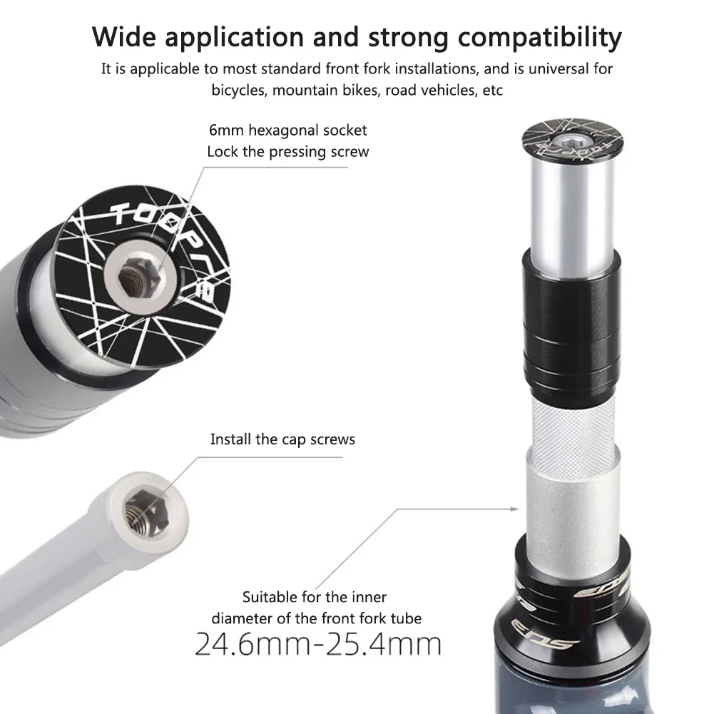 TOOPRE высота Распорки подъемник велосипедный вынос вилки удлинитель внутренний