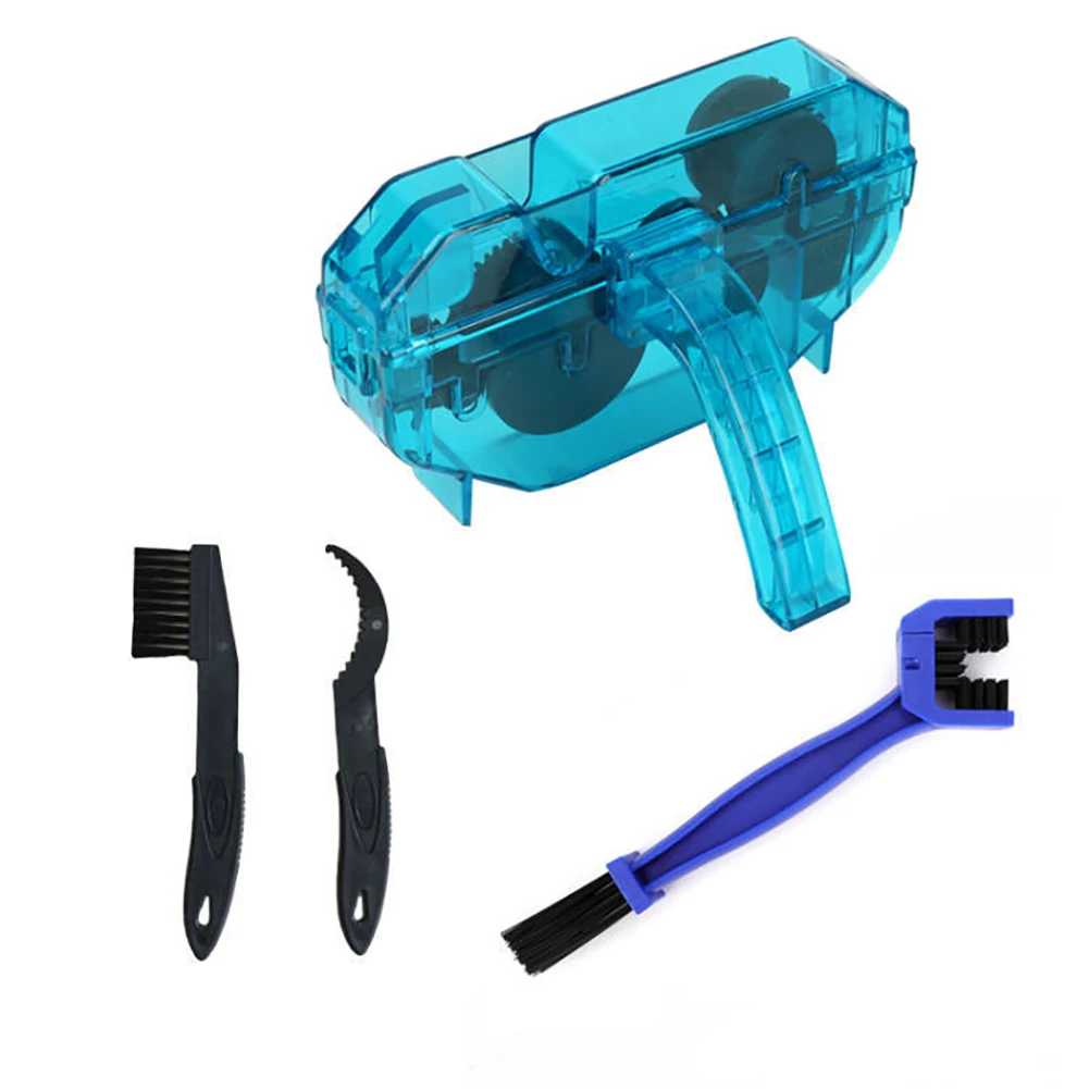 Очиститель для велосипедов 3D Chain Brush Wash Tool Set MTB Bike Protection Oil для горных аксессуаров.