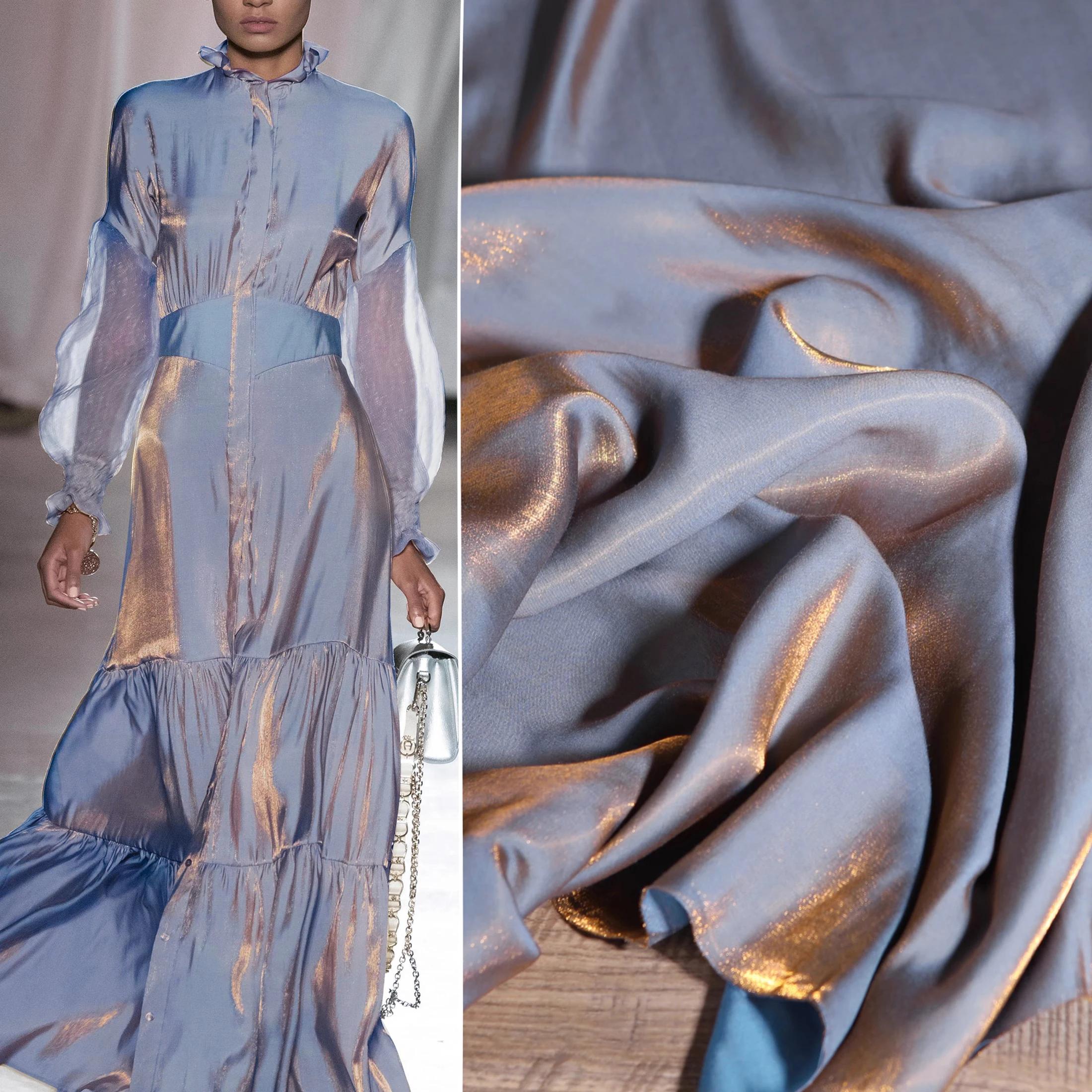 Атласная ткань