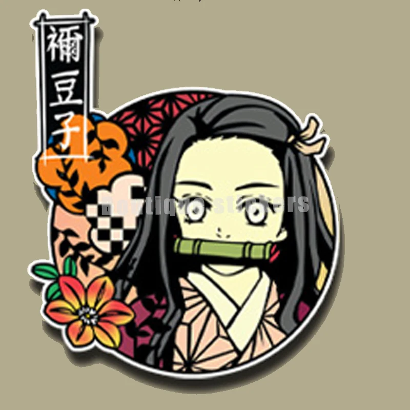 Японская мультяшная высекающая наклейка Tanjiro Classic Anime Nidouzi водостойкая подходит