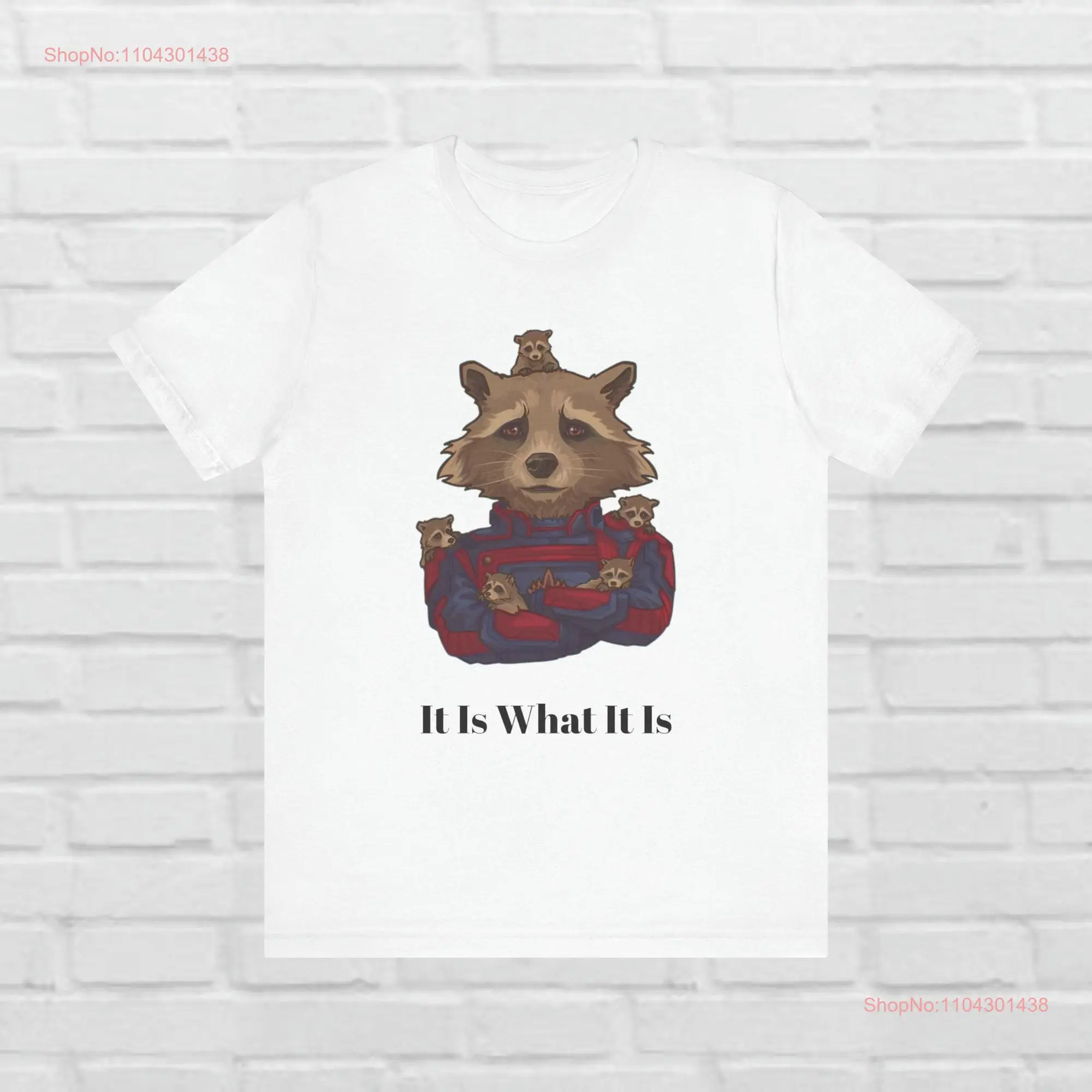 Мультфильм енота It Is What Mental Health SweaT футболка забавная женская мем-кляп с длинными