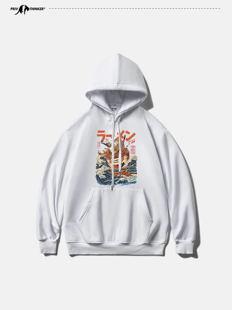 

ExtFine Crazy Noodles Anime Men Oversized Hoodies Vintage Graphic Japanese Style Hooded Sweatshirts Male Warm Fleece Tops Z1036