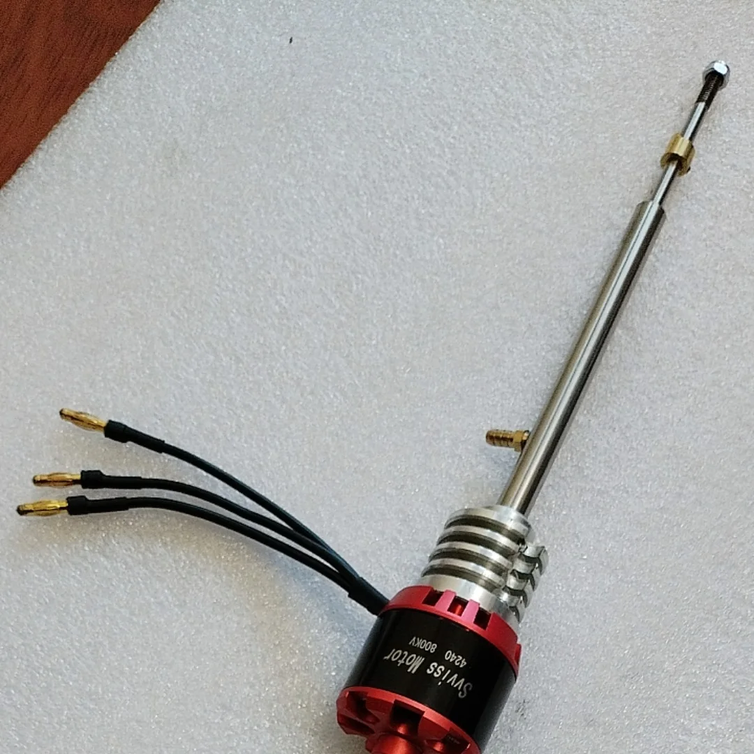 Фото 4240 KV800 170 мм с длинным валом, бесщеточный двигатель для рыбацкой лодки, электрические подвесные двигатели, сверхмощный морской двигатель, пропеллер для троллинга №3