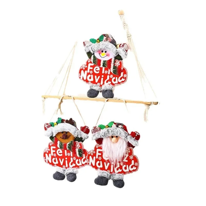 Рождественское украшение маленький кулон с Санта-Клаусом снеговиком оленем