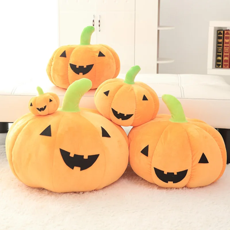 

15/40 см набивная кавайная Тыква с шляпой, плюшевая кукла, игрушка на Хэллоуин, искусственные куклы, кавайная Тыква
