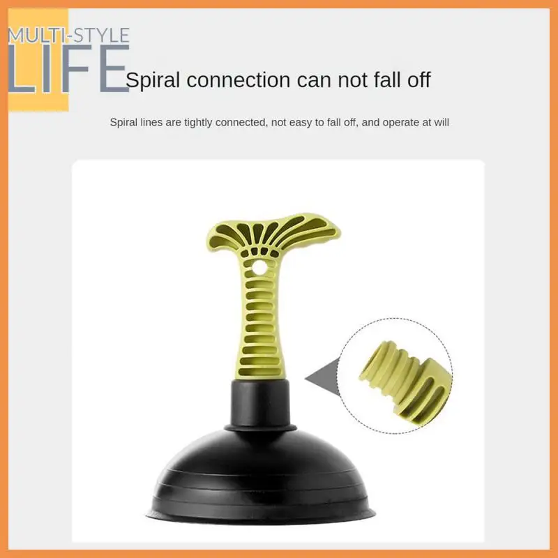 

And Not Prone To Aging Soft Rubber Suction Cups Toilet Suction Corrosion-resistant Blockage Cleaner Wear-resistant Thickened Pvc