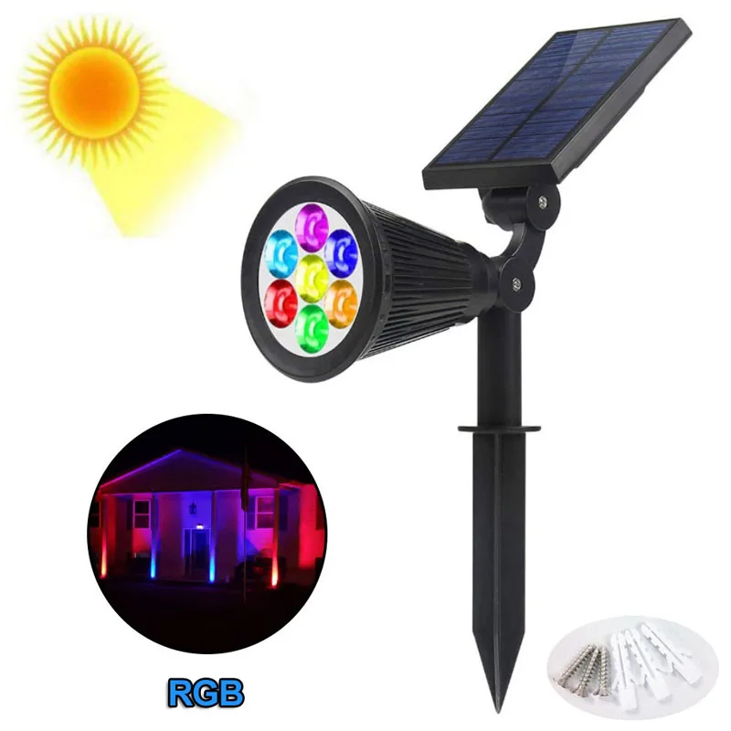 

Солнечная лампа DOUWENXI RGB для газона