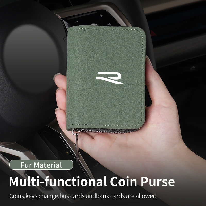 Мужской кошелек для ключей от автомобиля женский монет сумка хранения лицензии VW