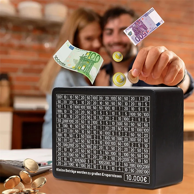 Деревянная Копилка со счетчиком для экономии денег копилка монет с целями бумаги