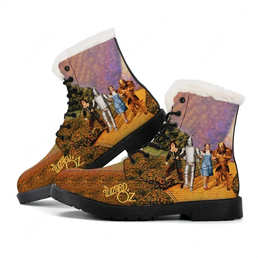 Фото Плюшевые ботинки The Wizard of Oz для мужчин, женщин и подростков, повседневная обувь, теплые уличные ботинки, высококачественная обувь с индивидуальным дизайном, обувь на заказ №2