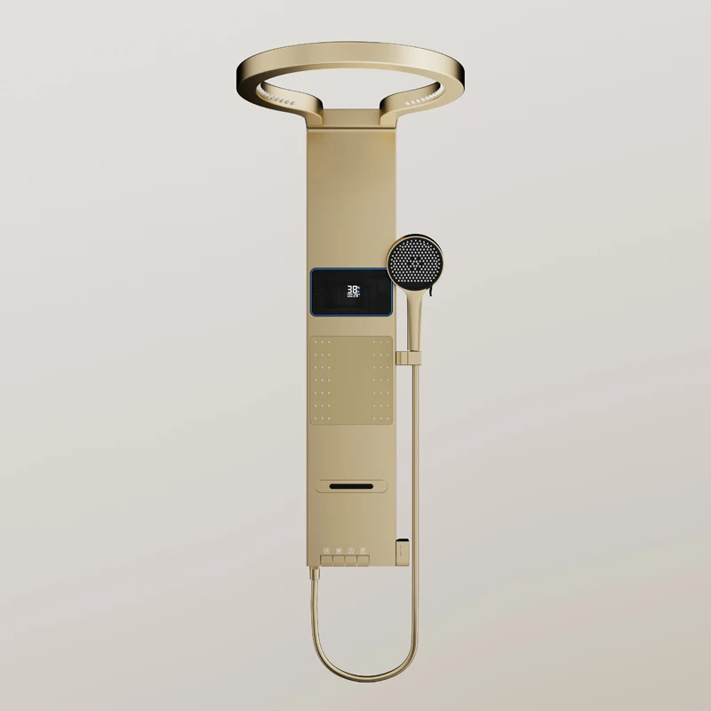 

Золотая душевая панель