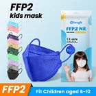 Mascarillas FFP2 детская маска KN95 одобренная CE детские FPP2 Маски Цветные подходят для детей 6-12 лет FFP2Mask Сертифицированная