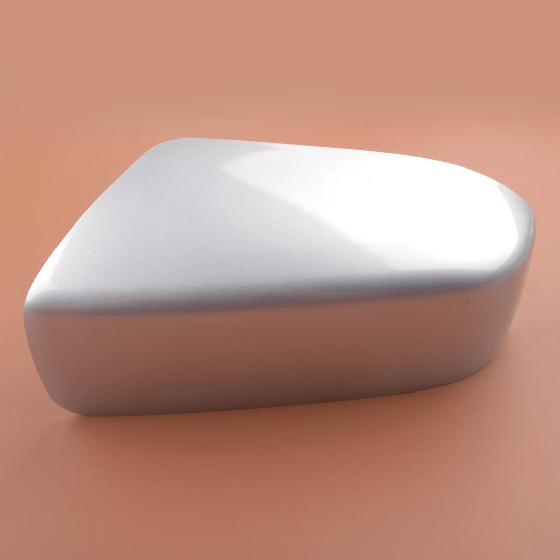 Сатиновый серебристый чехол из АБС-пластика для левой стороны автомобильного