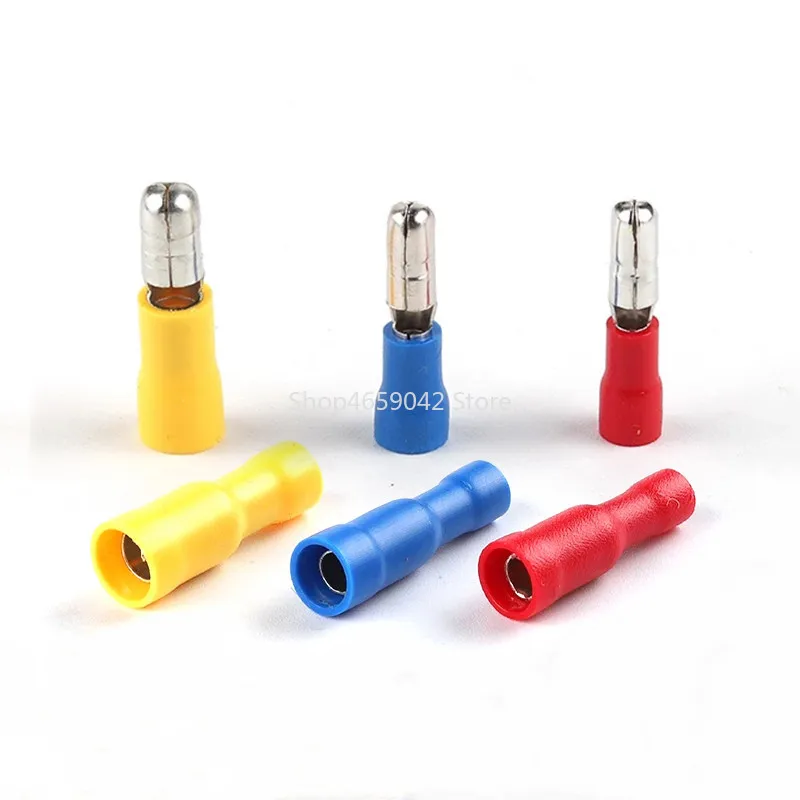 50 шт. MPD + FRD в форме пули женский и мужской изоляционный соединительный провод