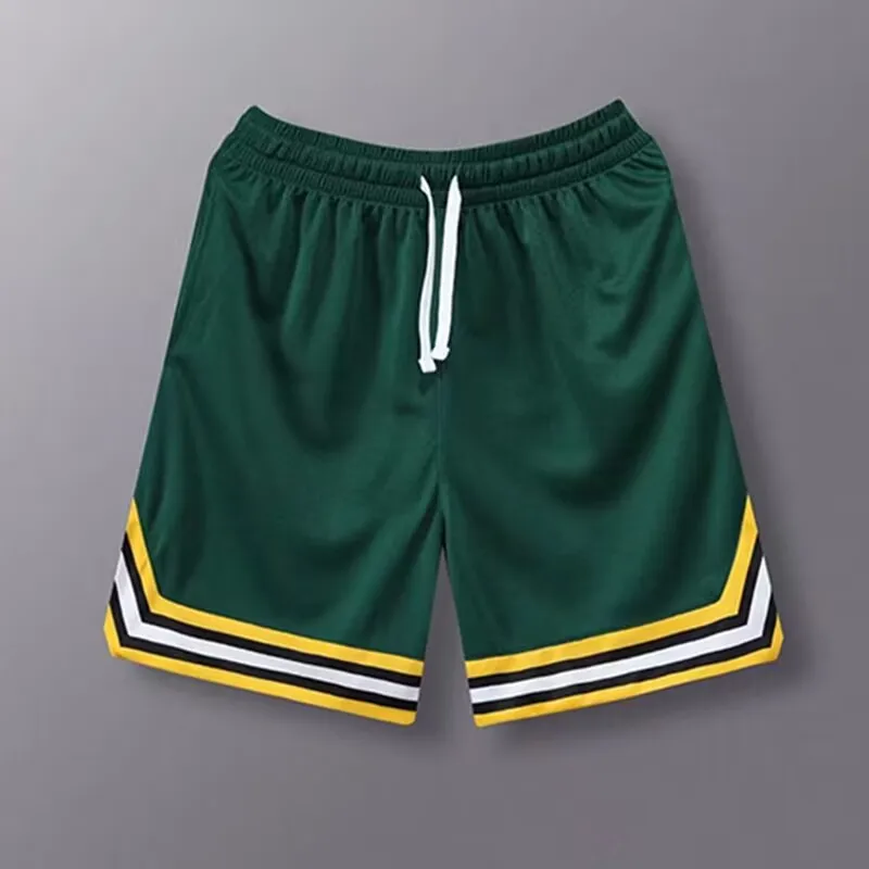 Summer men's shorts casual breathable quick-drying sports pants men's jogging fitness basketball training shorts