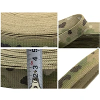 2 5cm wide all terrain camouflage cp pure nylon jacquard webbing backpack accessories strapping military fans diy