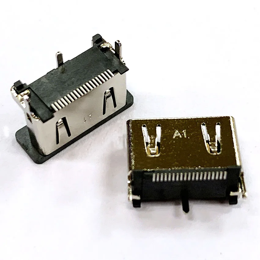 

5PCS HDMI TYPE-A 19PIN/ 19P 10.5H/13.0H/15.0H Female Jack/Plug Connector Vertical SMT SMD 180 Degree Hd 19 Pin