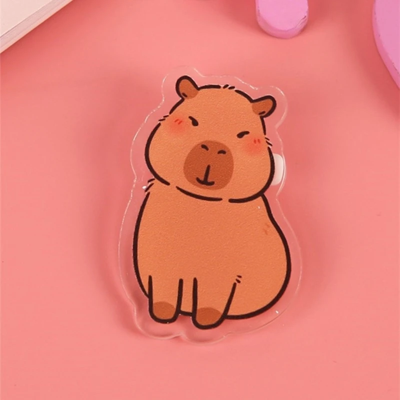 Набор из 9 акриловых брошек капибара многоцелевой значок с изображением