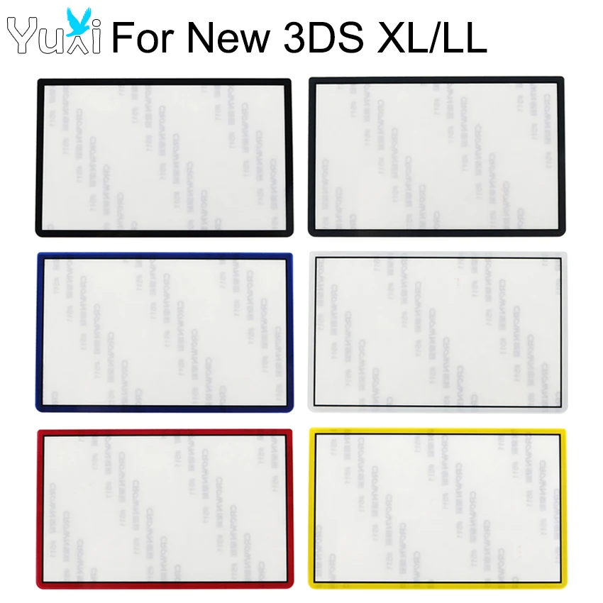

YuXi Glass Lens Cover For New 3DS XL LL Top LCD Screen Len Protective Frame For New 3DSXL / New 3DSLL Console